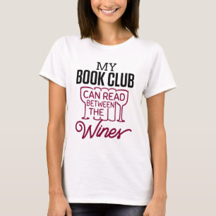 T-shirt Vin du club de livres amusant