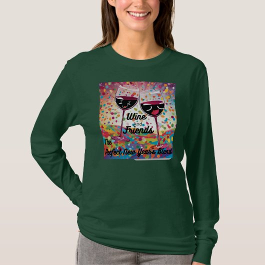 T-Shirt Vin et amis (Devant)