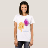 T-shirt Vin et fromageVin et fromage (Devant entier)