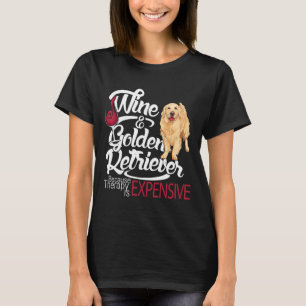 T-shirt Vin Et Golden Retriever