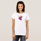 T-shirt Vin Groupe Sanguin WZ Positif A B AB O (Devant entier)