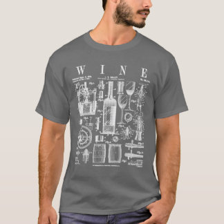 T-shirt Vin-Making Wine Lover Sommelier Brevet Vintage Pr