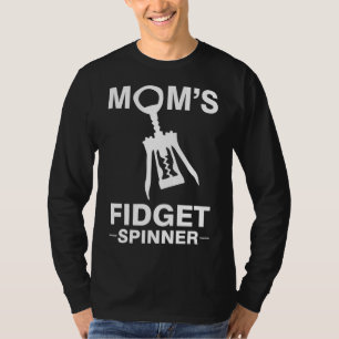 T-shirt Vin Maman Fidget Spinner Capteur Lever