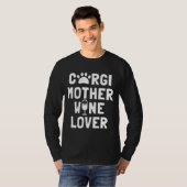 T-shirt Vin Mère Corgi (Devant entier)