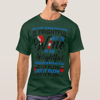 T-shirt Vin Noël Funny Vin Amant Noël Cadeau 4