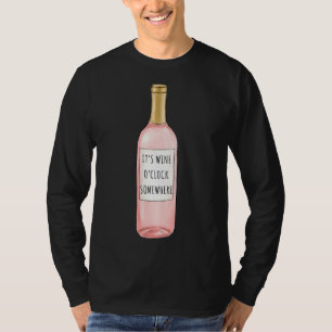T-shirt Vin O_Horloge Quelque part 22