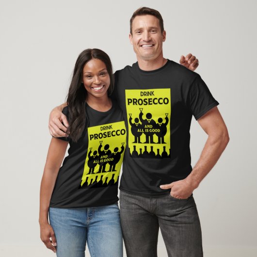 T-shirt Vin pétillant Prosecco italien (Unisexe)