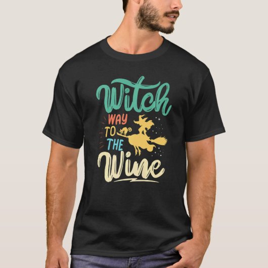 T-shirt Vin Pour Femmes Sortir Du Vin Halloween 1 (Devant)