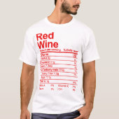 T-shirt vin rouge (Devant)