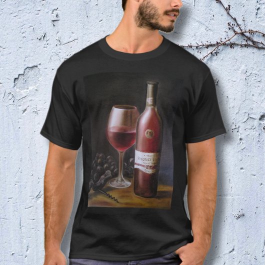 T-shirt Vin rouge