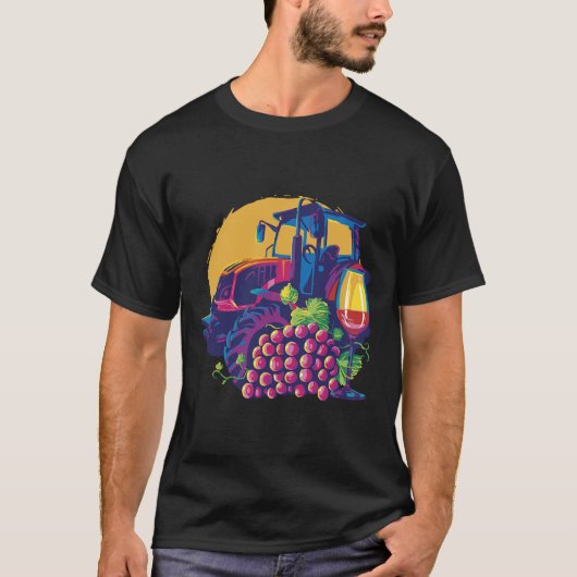 T-shirt Vin rouge (Devant)