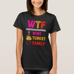 T-shirt Vin Turquie Famille Hommes Action de grâces Femmes
