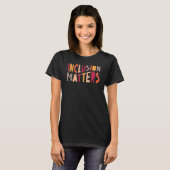 T-shirt Vinatge Inclusion Matters Positive Diversity Kindn (Devant entier)