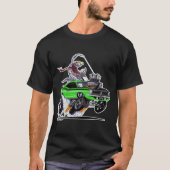 T-shirt Vince Crains High Octane Art, 1970 AAR 'cuda (Devant)