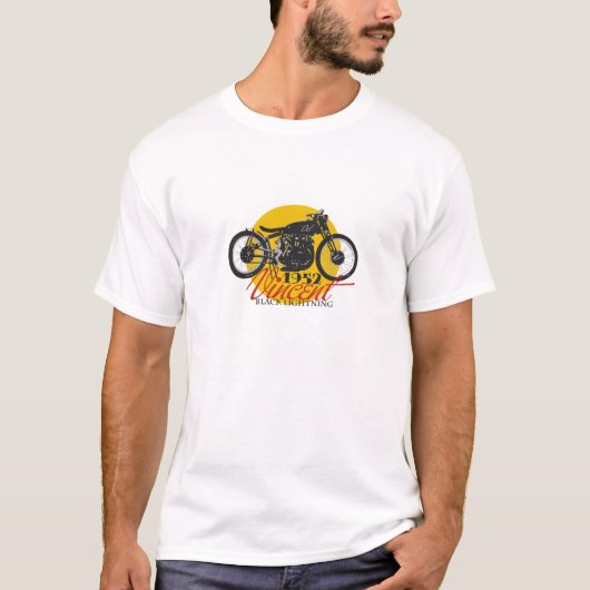 T-shirt Vincent Black Lightning (Devant)