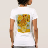 T-shirt Vincent Van Gogh 12 Tournesols Impressionniste (Dos)