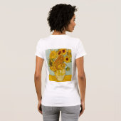 T-shirt Vincent Van Gogh 12 Tournesols Impressionniste (Dos entier)