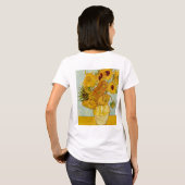 T-shirt Vincent Van Gogh 12 Tournesols Impressionniste (Dos entier)