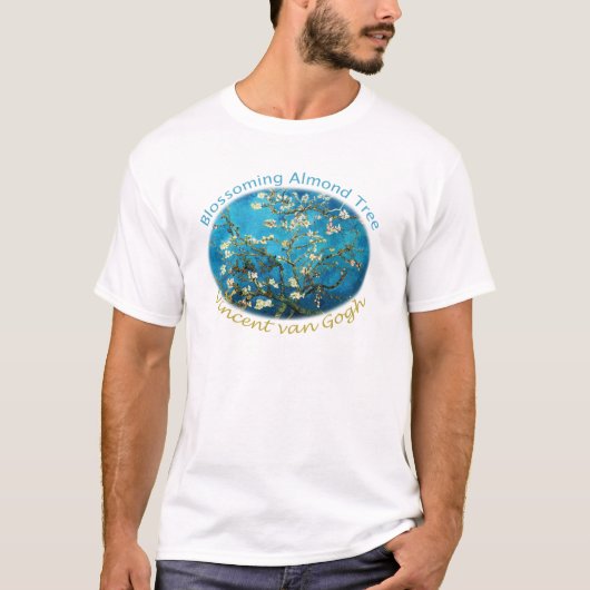 T-shirt Vincent van Gogh, Arbre aux amandes en fleurs (Devant)