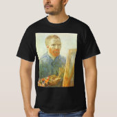 T-shirt Vincent van Gogh - Autoportrait devant Easel (Devant)