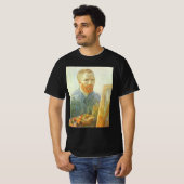T-shirt Vincent van Gogh - Autoportrait devant son chevale (Devant entier)