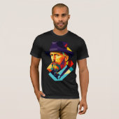 T-shirt Vincent van Gogh avec Casquette paille (Devant entier)