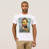 T-shirt Vincent Van Gogh Cellphone Selfie Autoportrait (Devant entier)