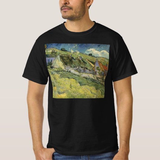 T-shirt Vincent van Gogh - Chalets à chaume (Devant)