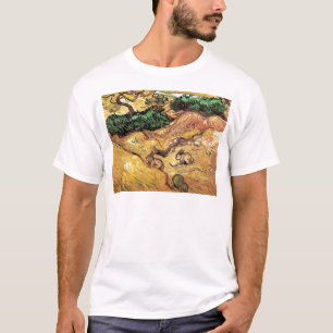 T-shirt Vincent Van Gogh - Champ avec deux lapins Beaux-Ar