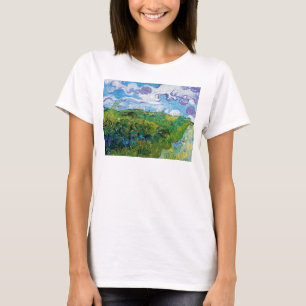 T-shirt Vincent Van Gogh - Champs de blé vert à Auvers