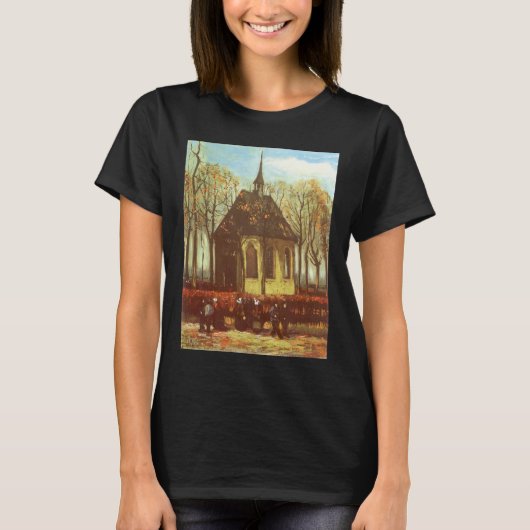 T-shirt Vincent van Gogh - Chapelle à Nuenen, Églises (Devant)