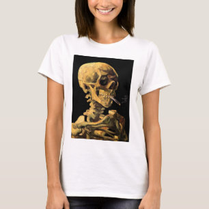 T-shirt Vincent Van Gogh - Crâne à la cigarette allumée
