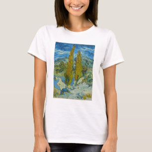 T-shirt Vincent Van Gogh, deux peupliers dans les Alpilles
