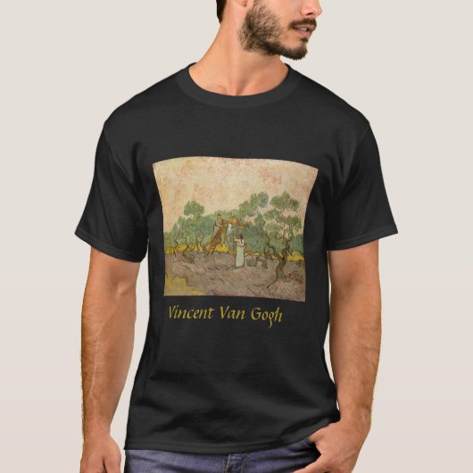 T-shirt Vincent van Gogh - Femmes cueillette d'olives (Devant)