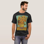 T-shirt Vincent Van Gogh - Fleurs de soleil (Devant entier)