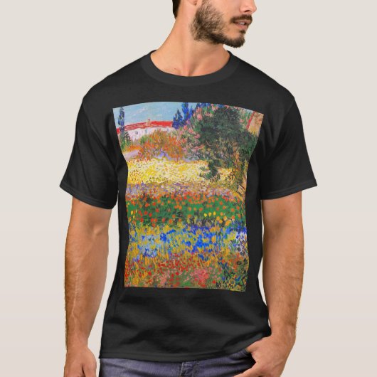 T-shirt Vincent Van Gogh Flower Garden (Devant)