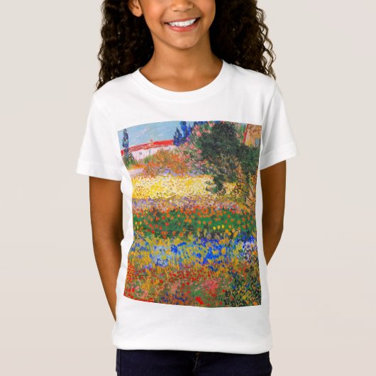 T-Shirt Vincent Van Gogh Flower Garden (Devant)