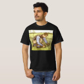 T-shirt Vincent van Gogh - Garçon coupant l'herbe avec la  (Devant entier)