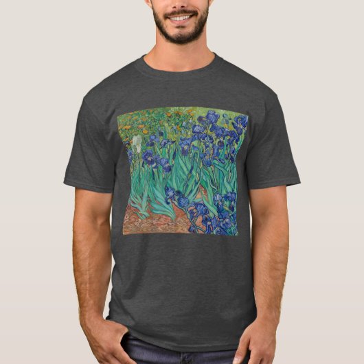 T-shirt Vincent van Gogh - Iris (Devant)