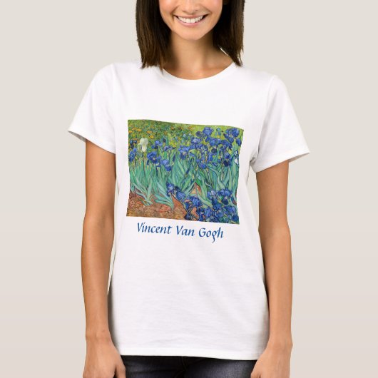 T-shirt Vincent Van Gogh - Irises (Devant)