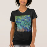 T-shirt Vincent van Gogh Irises<br><div class="desc">Vincent van Gogh Irises. Célèbre art floral vintage,  impressionnisme.</div>