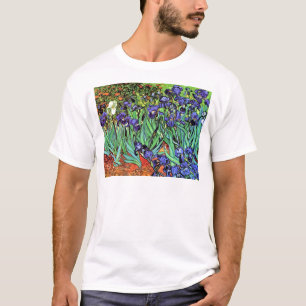 T-shirt Vincent Van Gogh - Irises - Art de l'amour des fle