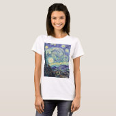 T-shirt Vincent Van Gogh La Nuit étoilée (Devant entier)