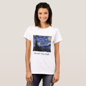 T-shirt Vincent Van Gogh - La nuit étoilée (Devant entier)