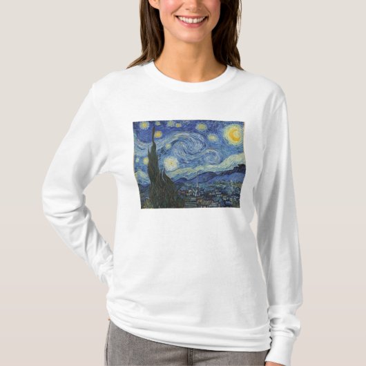 T-shirt Vincent van Gogh | La Nuit étoilée, juin 1889 (Devant)