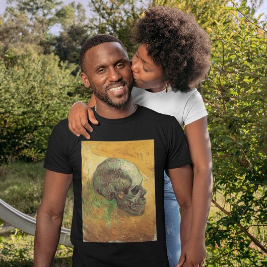 T-shirt Vincent van Gogh - La vie morte avec le crâne