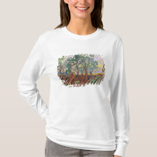 T-shirt Vincent van Gogh   le jardin de l'hôpital de St