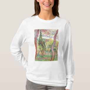 T-shirt Vincent van Gogh   le jardin de l'hôpital de St