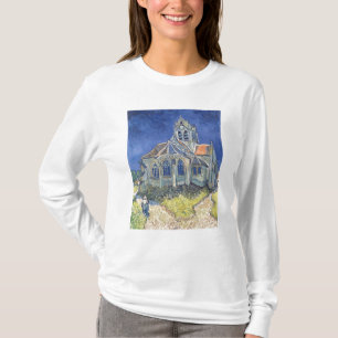 T-shirt Vincent van Gogh   l'église à l'Auvers-sur-Oise