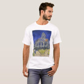 T-shirt Vincent Van Gogh, L'église d'Auvers (Devant entier)